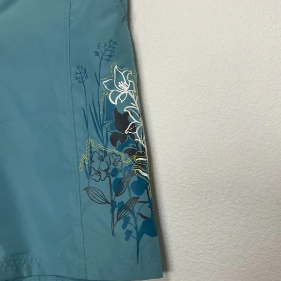 The North Face "NEW" Blue Vacation Aqua Bow Falls Swim Board Shorts Size 12 - Picture 2 of 11